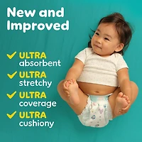 Couches Pampers Baby-Dry Ultra, couches jetables absorbantes, taille 2 ( à [12 lb à 18 lb])