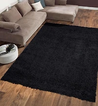 Ottomanson Doux Shag Antidérapant à l'Envers en Caoutchouc Tapis pour Couloir et Salle de Bain, Zone Tapis pour Salon, Chambre à Coucher, Salle à Manger