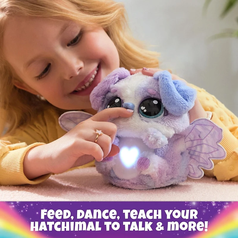 Hatchimals Alive, Mystery Hatch Puppadee, Surprise Interactive Toy & Egg with Mist, Lights & Sounds (Styles May Vary), Kids Toys for Girls & Boys, Hatch Puppadee