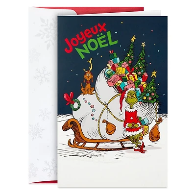 Boîte de cartes de Noël en français – Image Arts (Le Grinch  – Comment le Grinch a volé Noël ! de Dr. Seuss) 20 cartes
