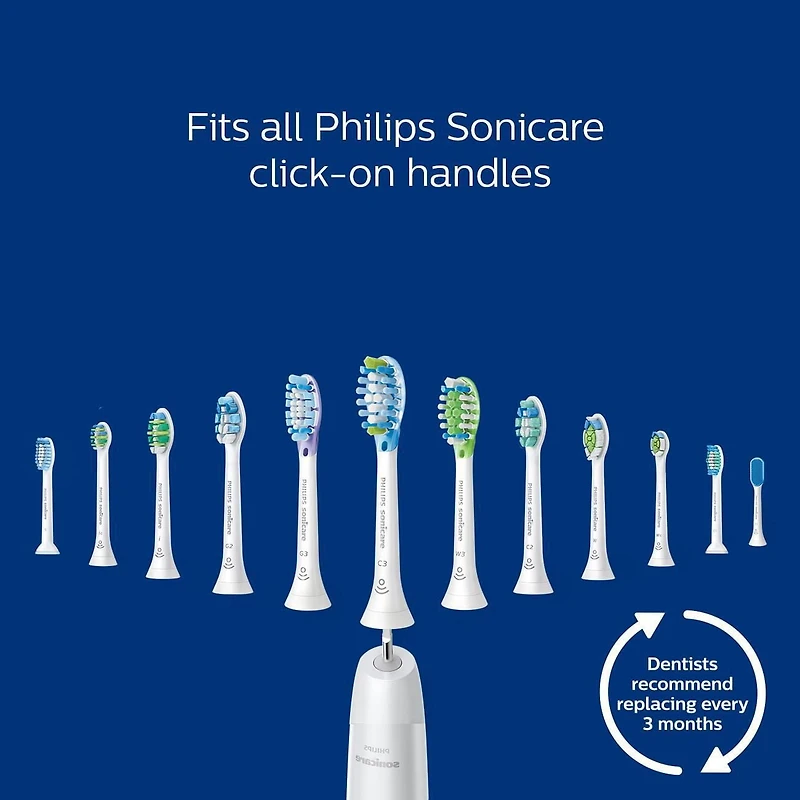 Philips Sonicare Têtes de Brosse SimplyClean de Philips Sonicare en format économique, HX6515/03, 5 unités 5 unités