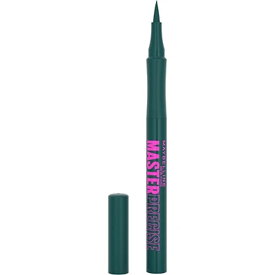 Maybelline New York Master Precise Traceur Liquide, Jusqu'à 30 heures, Application simple et précise, Emerald, 1 ml