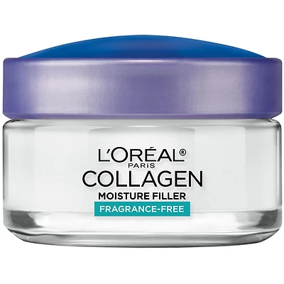 L'Oréal Paris Crème de jour hydratant anti-âge pour le visage avec collagène, sans parfum, 50mL