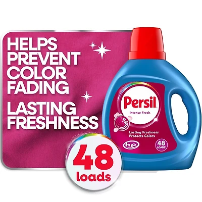 Persil Everyday Clean Intense Fresh, Liquid Laundry Detergent, 1.86L, 48 Loads, 1.86 Litres, 48 Loads