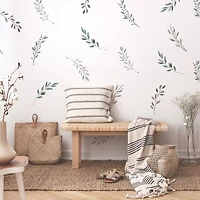 RoomMates Country Leaves Peel and Stick Wall Decals, Country Leave Wall Decals