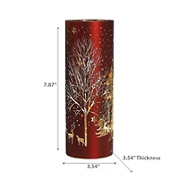 Arbre De Support En Verre À Cylindre Mené