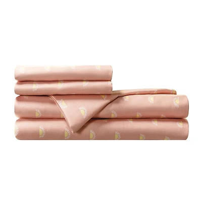 Mainstays Soft, Easy Care, Microfiber Sheet Set Sunset, Twin – Back to School!