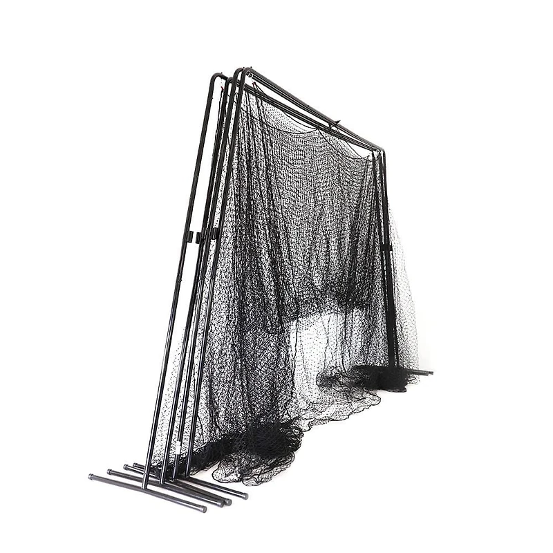 SKYWALKER SPORTS 40 FT x 12 FT x 10 FT Portable, Stand Alone Batting Cage for Baseball and Softball Practice, Powder Coated, Heavy Duty Steel Fram and UV Treated Netting