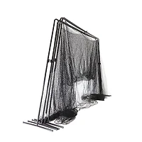 SKYWALKER SPORTS 40 FT x 12 FT x 10 FT Portable, Stand Alone Batting Cage for Baseball and Softball Practice, Powder Coated, Heavy Duty Steel Fram and UV Treated Netting