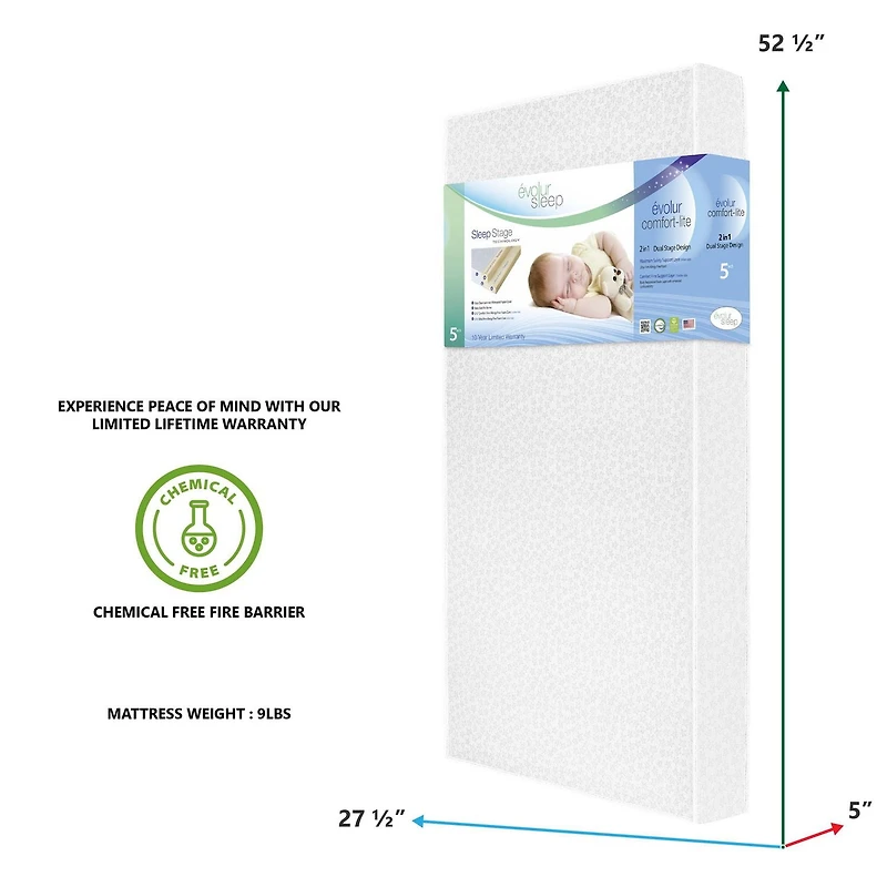 Lit d'enfant et Lit pour tout-petit Matelas
