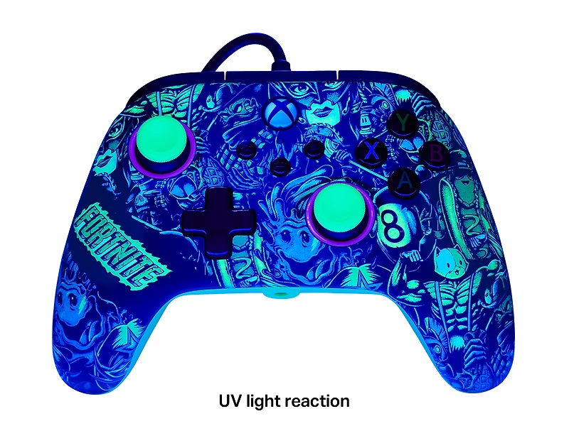 PowerA Advantage Wired Controller for Xbox Series X|S - Fortnite Glow
