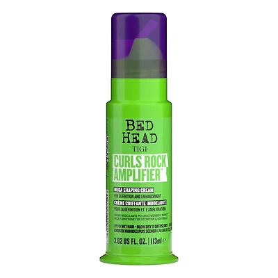 Bed Head by TIGI Curls Rock Amplifier Curly Hair Cream for Defined Curls 3.82 fl oz, Define and enhance curls and waves