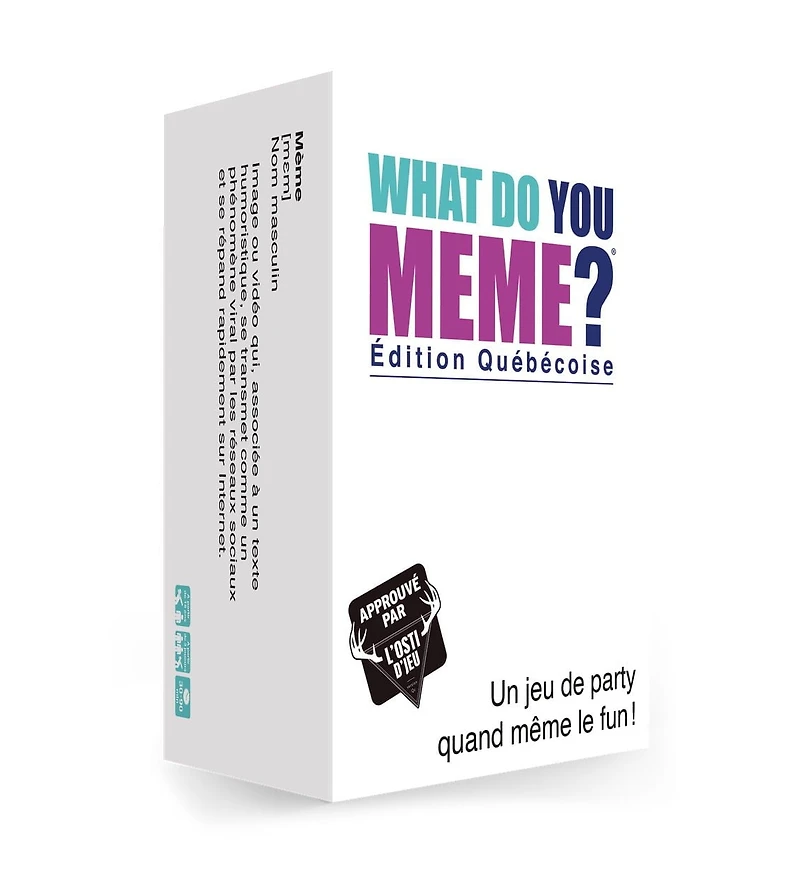 What Do You Meme? Édition Québécoise - French Board Game, What Do You Meme? jeu de société