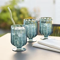 Ensemble de 4 verres à vin en Tritan bleu Better Homes & Gardens de 15,6 oz