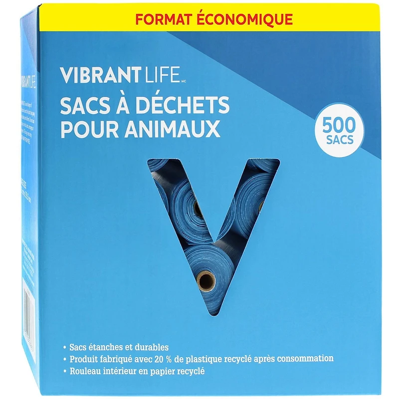 Sacs à excréments pour animaux Vibrant Life