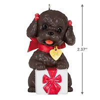 Hallmark Keepsake Christmas Ornament (Puppy Love Poodle 2024)