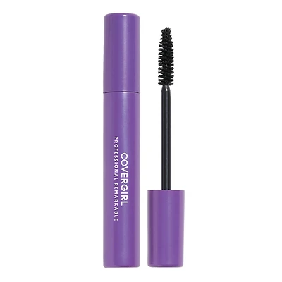COVERGIRL Professional Remarkable Mascara, Smudge-Proof Formula Resists Swipes and Smears, Darkens, Defines Lashes, All-Day Wear, 100% Cruelty-Free