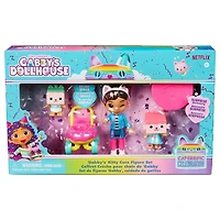Gabby's Dollhouse, Coffret de figurines Crèche pour chats avec Gabby, Bébé Boîte, Bébé Benny Boîte, jouets surprise et accessoires pour la maison magique, jouets pour filles et garçons à partir de 3 a
