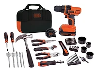 Perceuse / tournevis au lithium-ion 20 V MAX * + kit de projet de 68 pièces