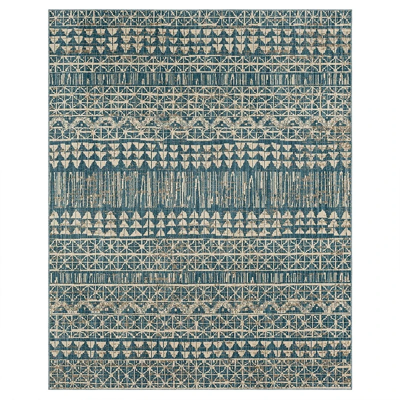 Mohawk Home – Tapis bleu Wilton
