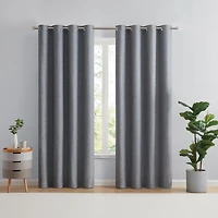 Eclipse Auden 63" Grommet Blackout Window panel, 1 52" x