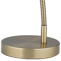 Mainstays Modern Industrial Desk Lamp, Antique Brass