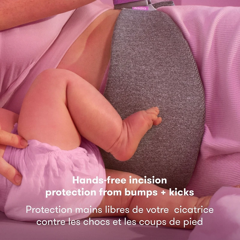 Frida Mom - C-Section Recovery Band Postpartum Abdominal Binder with Soft Knit Layer, One Size Post-Op Incision Protector Targeted Hot + Cold Therapy, One Size