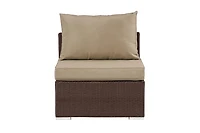 Patioflare Napier Sofa Set - Brown/Beige