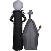 Halloween Inflatable Jack Skellington and Zero Scene