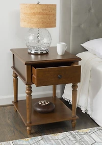 Rivera Side Table, Hazelnut