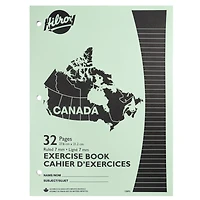 Hilroy® Canada Exercise Book, 4-pack , 10-7/8" X 8-3/8", 32 Pages, Exercise Book, 4 Pack