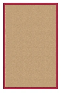 Athena Sisal & Red 5' x 8' Area Rug