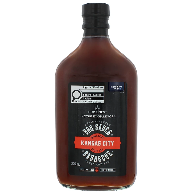 Sauce barbecue Kansas City Notre Excellence 375 ml