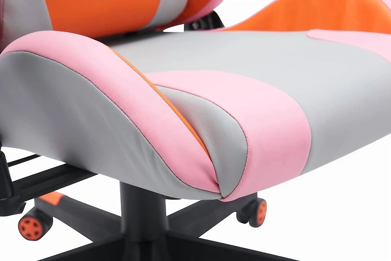 Zoya Gaming Chair, Grey/Orange