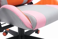 Zoya Gaming Chair, Grey/Orange