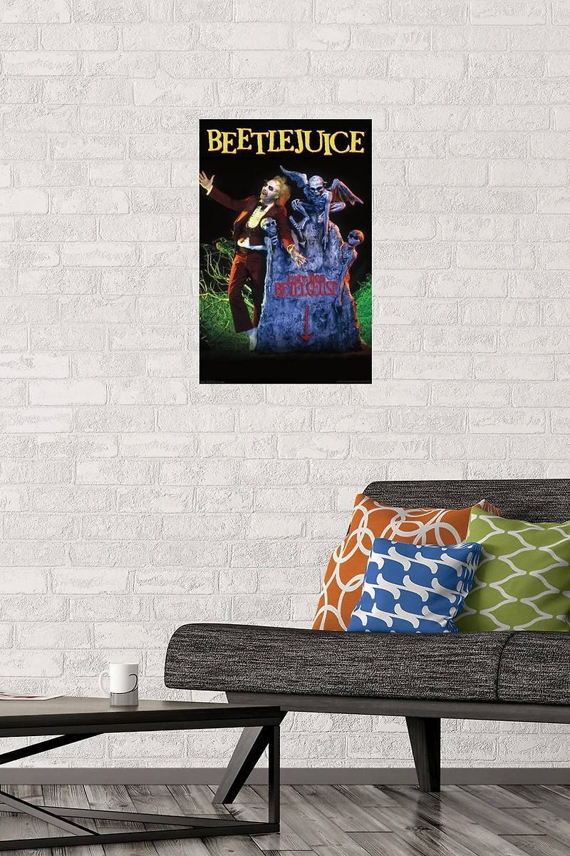 Beetlejuice - Grave Wall Poster, 22.375" x 34"