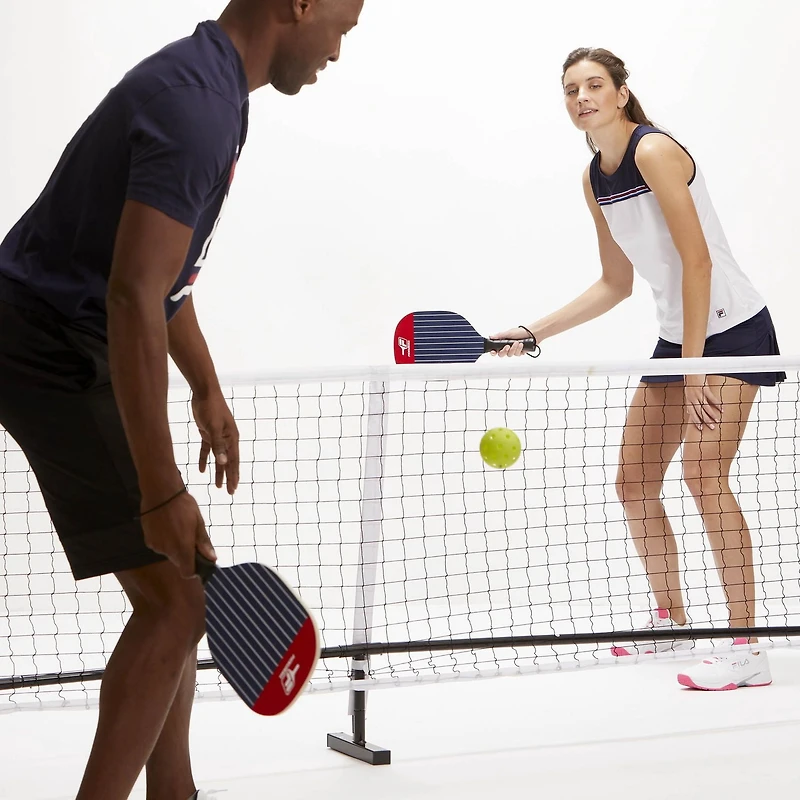 Filet de pickleball FILA et accessoires, réglementation 22 pieds
