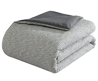 Hometrends Flynn Waffle 5 piece Comforter Set, Available in Double/Queen,King