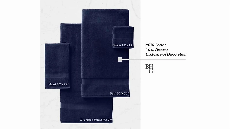 Better Homes & Gardens Signature Soft Solid Towel Collection