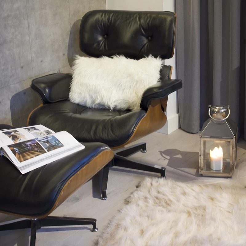 COUSSIN EN FAUSSE FOURRURE BELTON 12"X20" 2 PQT