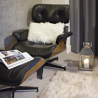 COUSSIN EN FAUSSE FOURRURE BELTON 12"X20" 2 PQT