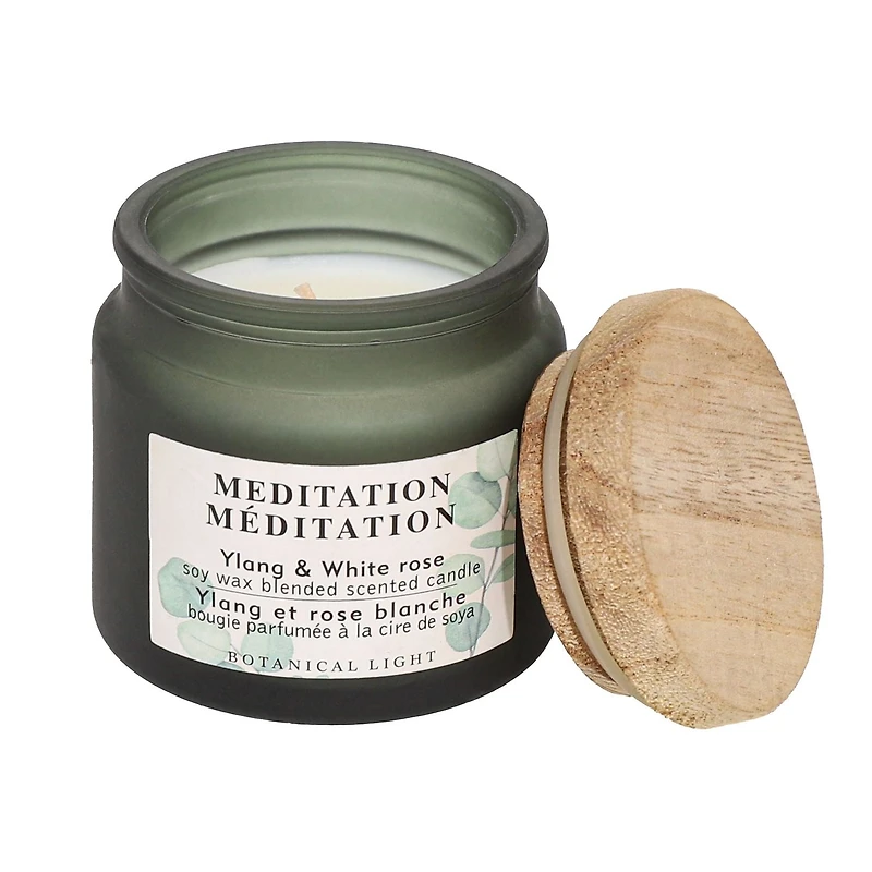 Botanical Light 2.4OZ Ylang & white rose Soy Wax Blended Scented Candle,1 cotton wick, · 2.4oz<br>· 68g<br>· 1 pack