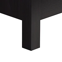 CorLiving Boston Modern Engineered Wood 6 Drawer Wide Adult Dresser with Interlocking Drawers, Black