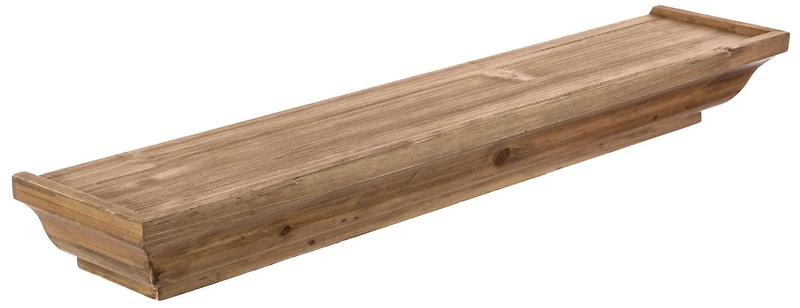 Kiera Grace Muskoka Fitz Wood Shelves - Oak Brown, 24", Set of 3