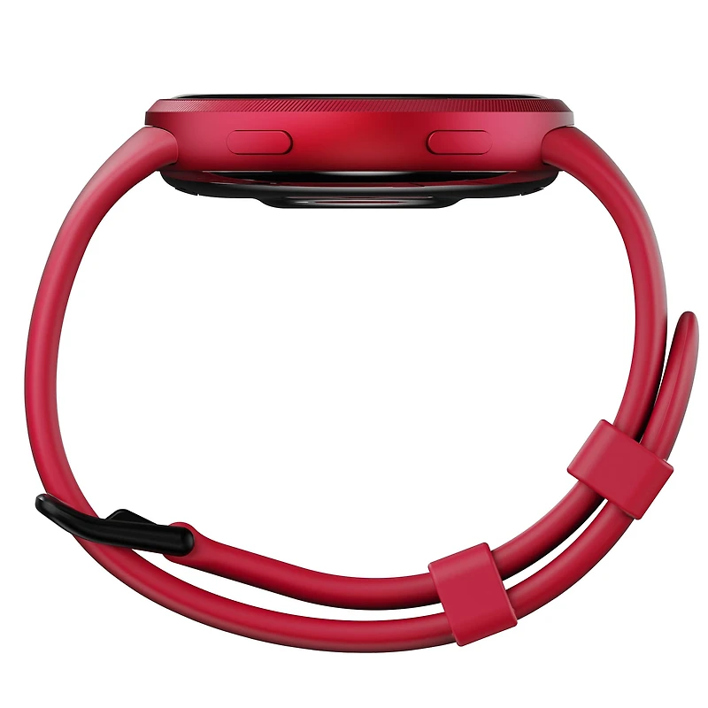 Montre connectée Reebok Stride DELTA fitness, appels Bluetooth, fréquence cardiaque et SpO₂, écran AMOLED de 1,43" , 80+ modes sportifs, autonomie de 10 jours, étanche IP68, compatible Android/iOS