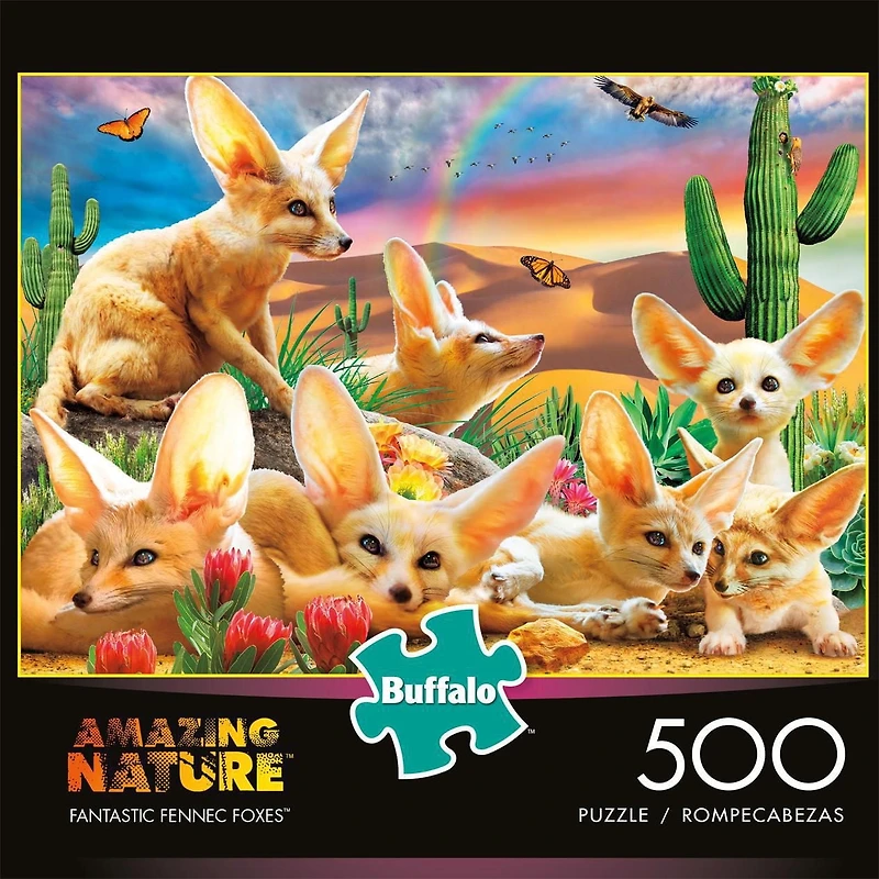 Buffalo Games - Le puzzle Amazing Nature - Fantastic Fennec Foxes - en 500 pièces