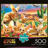Buffalo Games - Le puzzle Amazing Nature - Fantastic Fennec Foxes - en 500 pièces