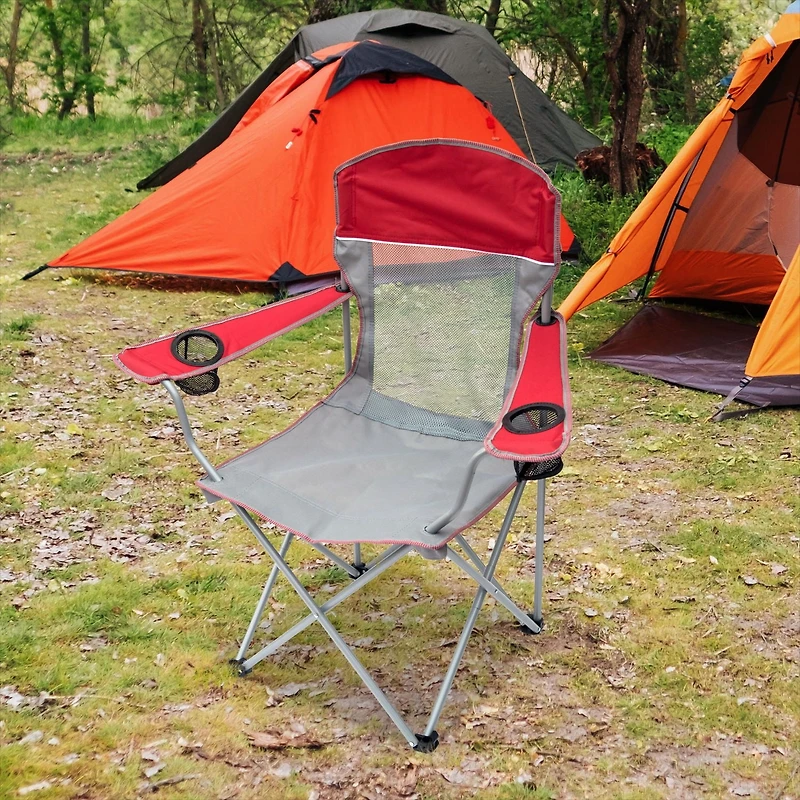 Chaise filet confort Ozark Trail, capacité maximale de 102 kg (225 lbs), Couleur Rough taille : 32,1 po de largeur x 20,5 po de profondeur x 38 po de hauteur