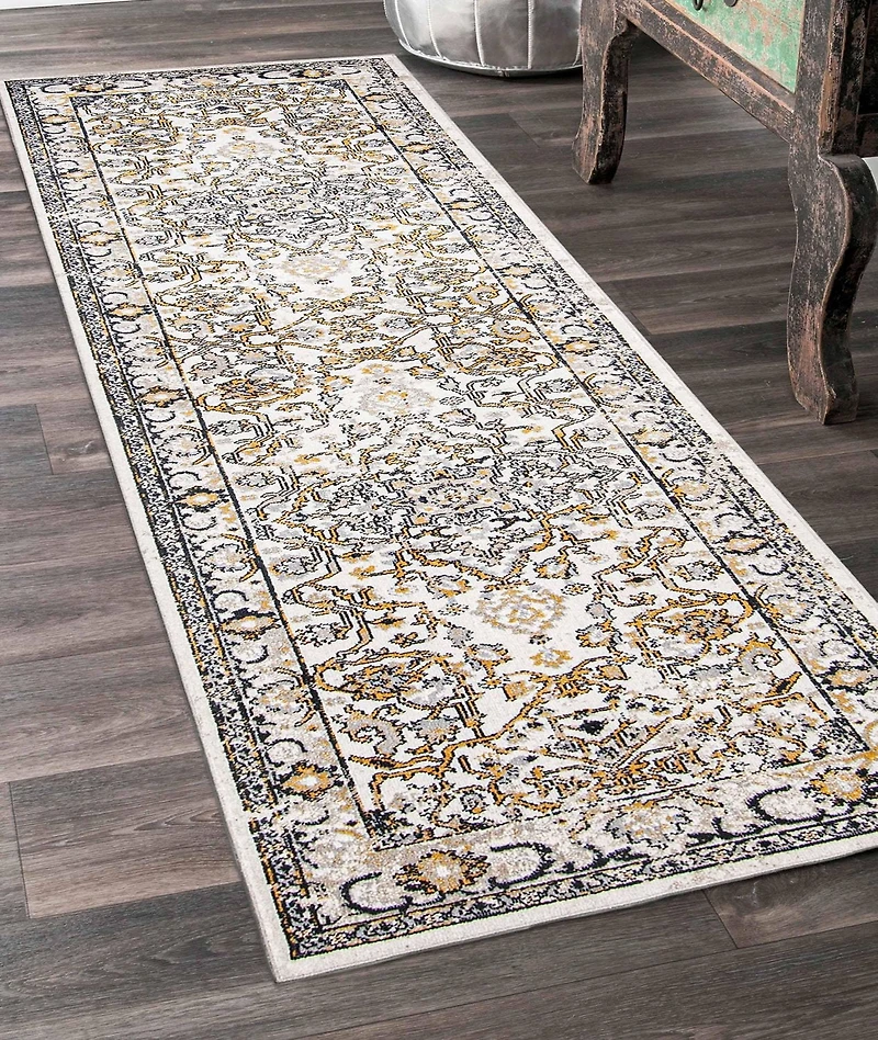 ECARPET Washable Oriental Area Rug & Runner for Kitchen, Bedside, Living Room, Bedroom, Hallway