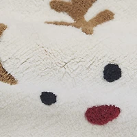 Tapis de bain Holiday Time motif renne, 17"x24"